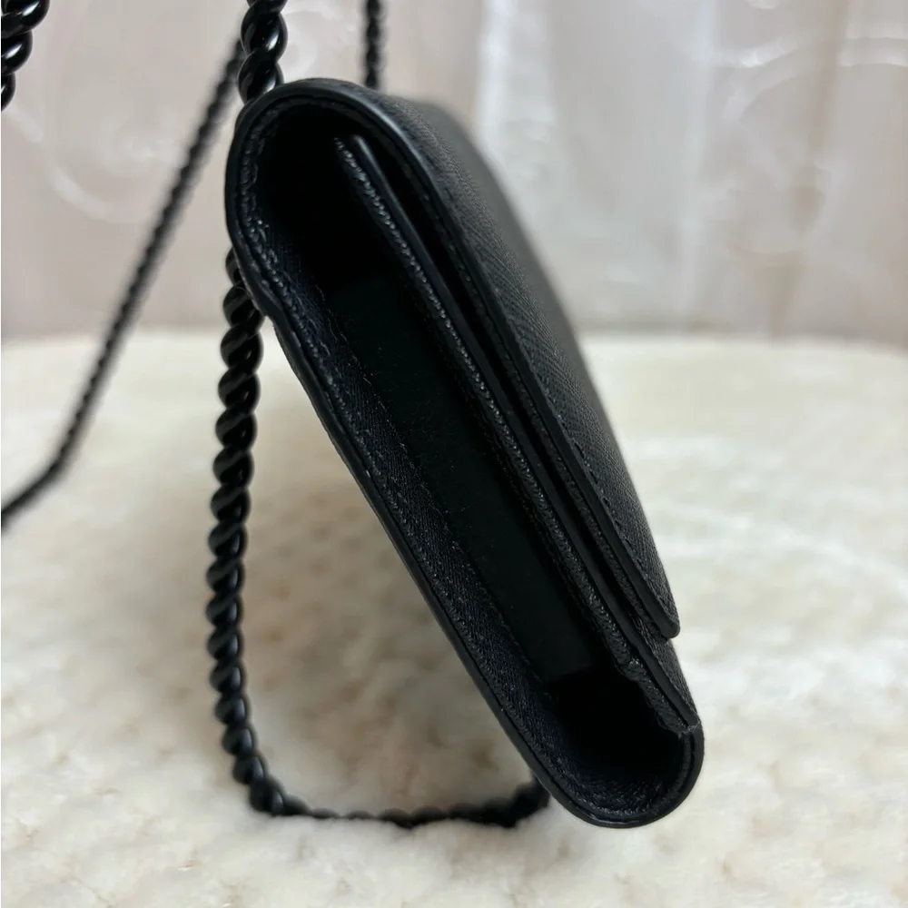 KATE SPADE Saffiano Black Leather Iphone  Wallet